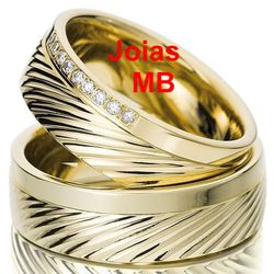 5415 - Alianças de Casamento Bom Jesus de Goiás - Joias MB 