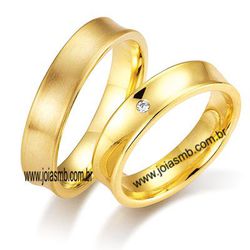 6098 - Alianças de Casamento Bom Jesus do Itabapoana - Joias MB Loja Oficial