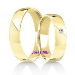 5414 - Alianças de Casamento Concórdia - Joias MB Loja Oficial