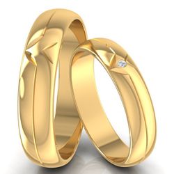 4006 - Alianças de Casamento Bauru - Joias MB Loja Oficial