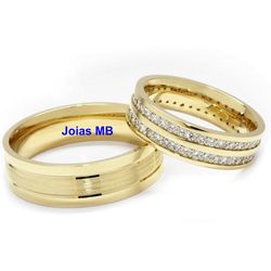 4974 - Alianças de Casamento Bertioga - Joias MB