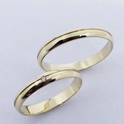 4218 - Alianças de Casamento Bocaiuva - 3mm - ❤️ Joias MB Loja Oficial