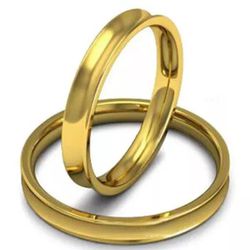 5818 - Alianças de Casamento Catanduva - ❤️Joias MB Loja Oficial