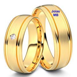 5452 - Alianças de Casamento Corunha - Joias MB
