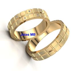 55130 - Alianças de Casamento Ibiporã - Joias MB Loja Oficial