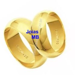 5398 - Alianças de Casamento Mirassol - Joias MB 