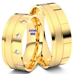 5090 - Alianças de Casamento Oizumi - Joias MB Loja Oficial