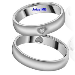 4852 - Alianças de Casamento Taquara - Joias MB 