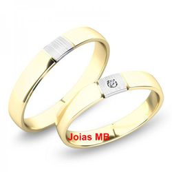 5963 - Alianças de Casamento Formiga - Joias MB Loja Oficial