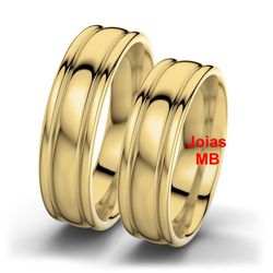 5602 - Alianças de Casamento Hidrolândia - Joias MB Loja Oficial