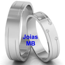 4662 - Alianças de Casamento Itaperuçu - Joias MB Loja Oficial
