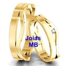 4634 - Alianças de Casamento Jaíba - Joias MB Loja Oficial