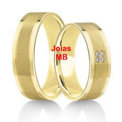 4323 - Alianças de Casamento Mato Grosso - Joias MB Loja Oficial