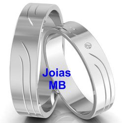 4653 - Alianças de Casamento Montenegro - Joias MB Loja Oficial