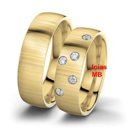 5448 - Alianças de Casamento Montreal - Joias MB Loja Oficial