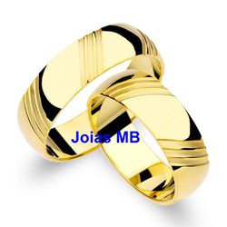 5181 - Alianças de Casamento Morrinhos - Joias MB Loja Oficial