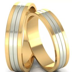 5143 - Alianças de Casamento Paulista 6mm - Joias MB Loja Oficial