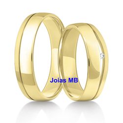 4485 - Alianças de Casamento Petrópolis - Joias MB Loja Oficial