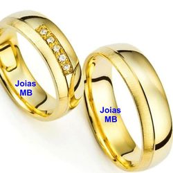 5808 - Alianças de Casamento Pinhais - Joias MB Loja Oficial