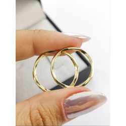 5113 - Alianças de Casamento São João da Boa Vista 1mm Torcida - Joias MB Loja Oficial