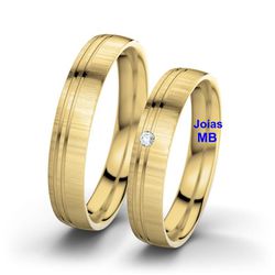 5729 - Alianças de Casamento Saara - Joias MB Loja Oficial
