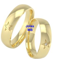 5314 - Alianças de Casamento Salto - Joias MB Loja Oficial