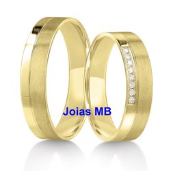 4602 - Alianças de Casamento Santa Luzia - Joias MB Loja Oficial