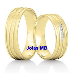 5884 - Alianças de Casamento São Leopoldo - Joias MB l Loja Oficial