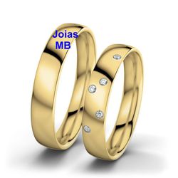5355 - Alianças de Casamento São Roque - Joias MB l Loja Oficial