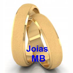 5913 - Alianças de Casamento Varginha - Joias MB Loja Oficial