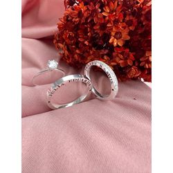 1093 - Alianças de Namoro Fortaleza 3mm - Joias MB Loja Oficial