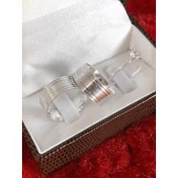 677 - Alianças de Namoro Teresina 8mm - Joias MB Loja Oficial