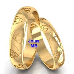 4950 - Alianças de Noivado Governador Valadares 7mm - Joias MB Loja Oficial