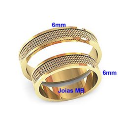 4916 - Alianças de Noivado Ibirité - Joias MB 