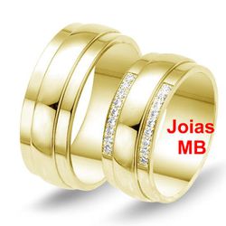 7031 - Alianças de Noivado Macapá - Joias MB 