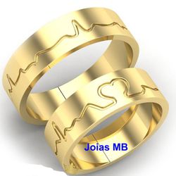 4781 - Alianças de Noivado Mesquita 6mm - Joias MB Loja Oficial