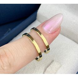  3740 - Alianças de Ouro 18k Ribeirão das Neves - 2mm - ❤️ Joias MB Loja Oficial