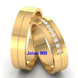 7640 - Alianças de Ouro Teresina - Joias MB 
