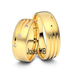6072 - Alianças de Ouro Florianópolis - ❤️ Joias MB Loja Oficial