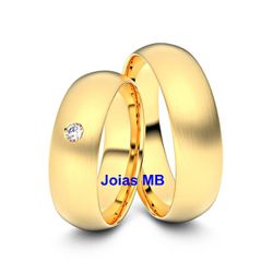 4888 - Alianças de Ouro Goiatuba - Joias MB Loja Oficial