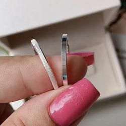 1224 - Alianças de Prata Compromisso Inhumas - 2mm - ❤️ Joias MB Loja Oficial