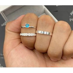 536 - Alianças de Prata Contagem 3mm - Joias MB Loja Oficial