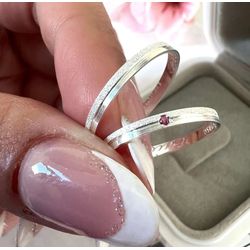 597 - Alianças de Prata Finas Franca - 2mm - ❤️ Joias MB Loja Oficial