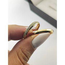 5862 - Alianças Lindoia Shopping 3mm - Joias MB Loja Oficial