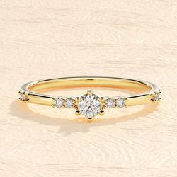  568 - Anel de Noivado Campinas Goiânia 0,20 Pts - Joias MB Loja Oficial