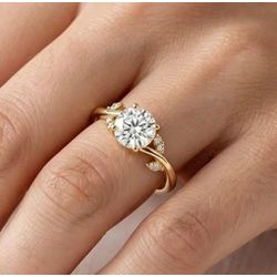  3303 - Anel de Noivado Guarujá Zircônias - Joias MB Loja Oficial