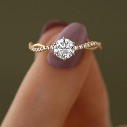 9152 - Anel de Noivado Matosinhos - Joias MB Loja Oficial