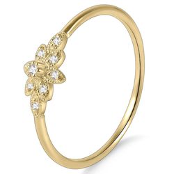 3437 - Anel de Noivado Santa Bárbara Do Oeste 0,12 Pts - Joias MB Loja Oficial