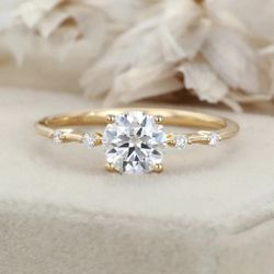 3401 - Anel de Noivado Niterói Zircônias - Joias MB Loja Oficial