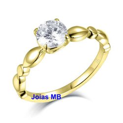  7549 - Anel Solitário de Diamante Uberlândia - Joias MB l Loja Oficial